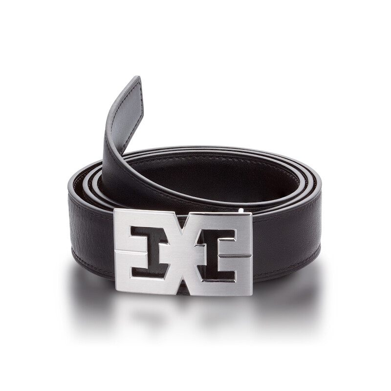 成功王道 S925银电白皮带扣